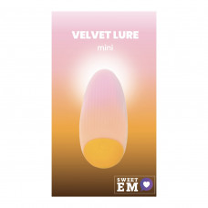 Міні-вібратор Sweet Em, 10 режимів, помаранчевий, 9.5 х 4.5 см