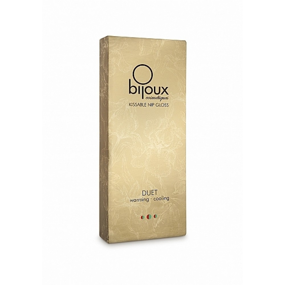 Женские возбудители - Набор гелей для стимуляции сосков Bijoux Indiscrets Cooling & Warming Nip Gloss 1