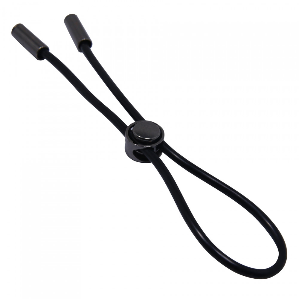 Эрекционные кольца без вибрации - Петля для пениса PRETTY LOVE DELAY MAGIC RING, черная 4