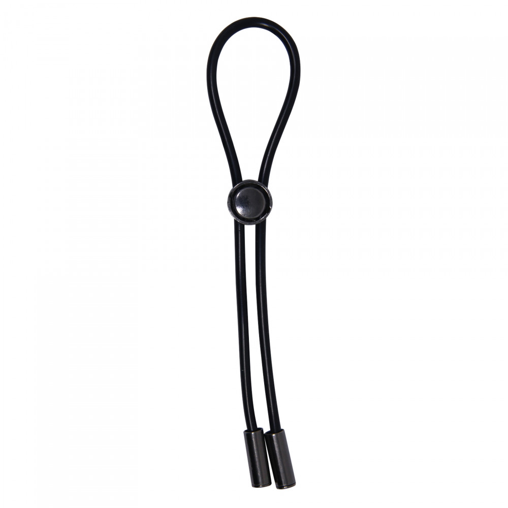 Эрекционные кольца без вибрации - Петля для пениса PRETTY LOVE DELAY MAGIC RING, черная 1