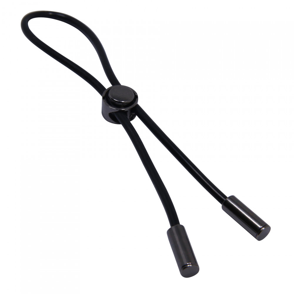 Эрекционные кольца без вибрации - Петля для пениса PRETTY LOVE DELAY MAGIC RING, черная 3