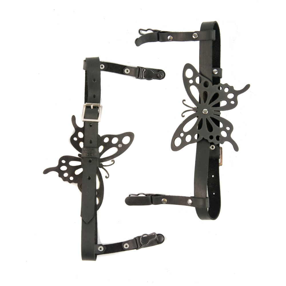 Різне - Підв'язка для панчохи з метеликом Candy Hero 