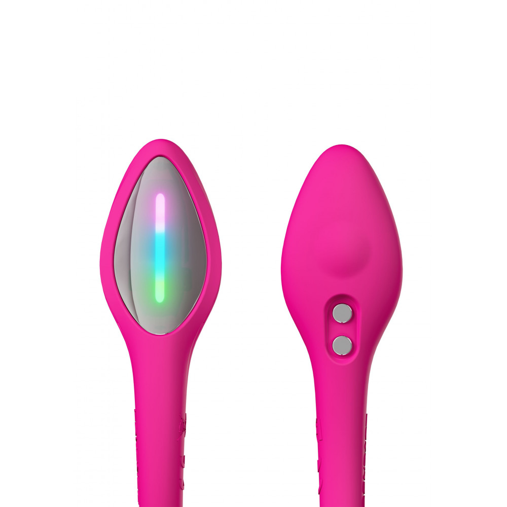 Вагинальные шарики и тренажеры - Смарт-виброяйцо Lovense Lush Mini для точки G, с управлением через приложение, розовое 4