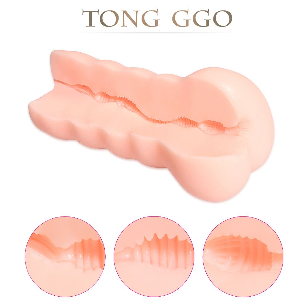 Мастурбаторы без вибрации - Мастурбатор-попка Kokos Tong-ggo, упругий, несквозной 5