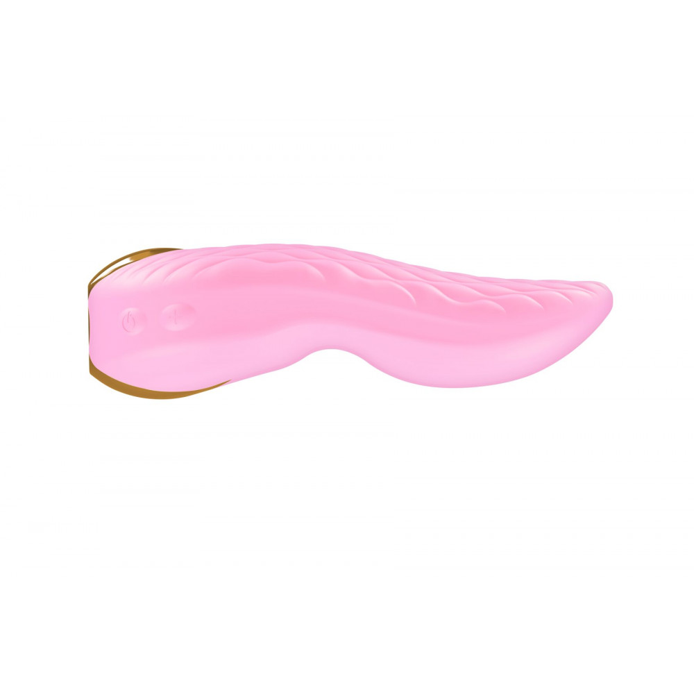 Вибромассажеры - Вибратор для клитора Shunga Aiko Light Pink, гибкие кончики 7
