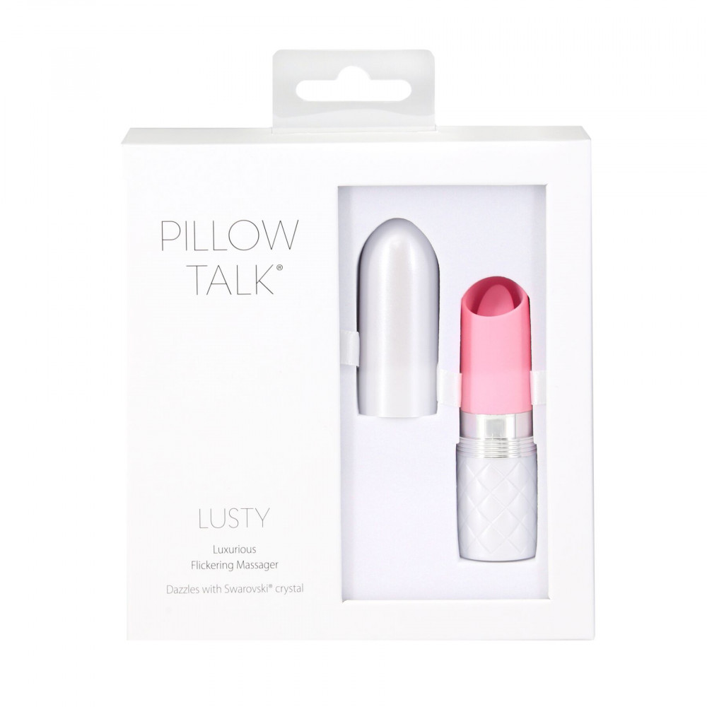 Клиторальный вибратор - Вибратор Pillow Talk Lusty Luxurious Flickering Massager - Pink 2