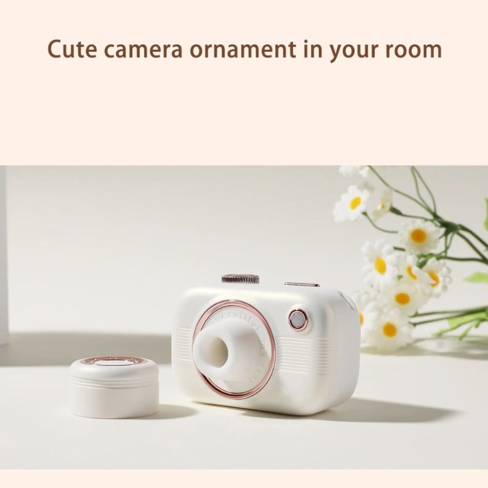 Різне - Смарт стимулятор 5-в-1 для клітора, сосків та точки G BeYourLover Alberta у вигляді фотоапарата, білий 9