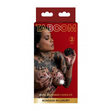 Свічки низькотемпературні БДСМ Taboom Bondage in Luxury у вигляді троянди, 2 шт.