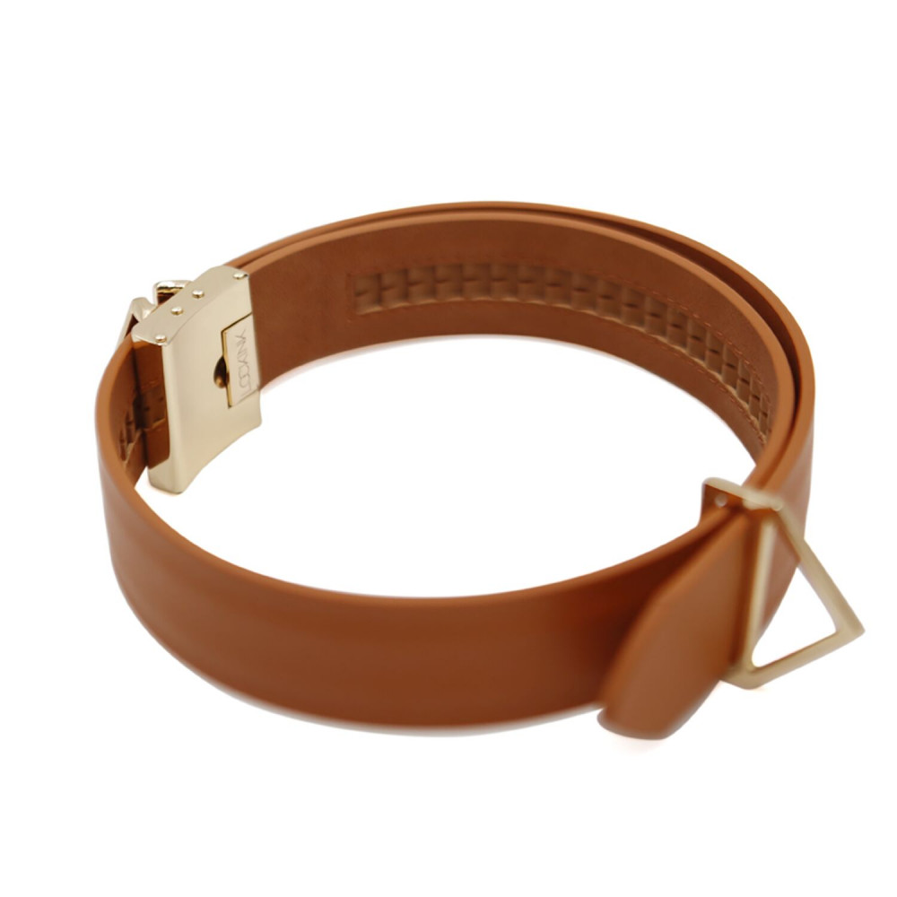 Ошейники, поводки - Поводок LOCKINK Tied Collar with Leash Set - Brown 6