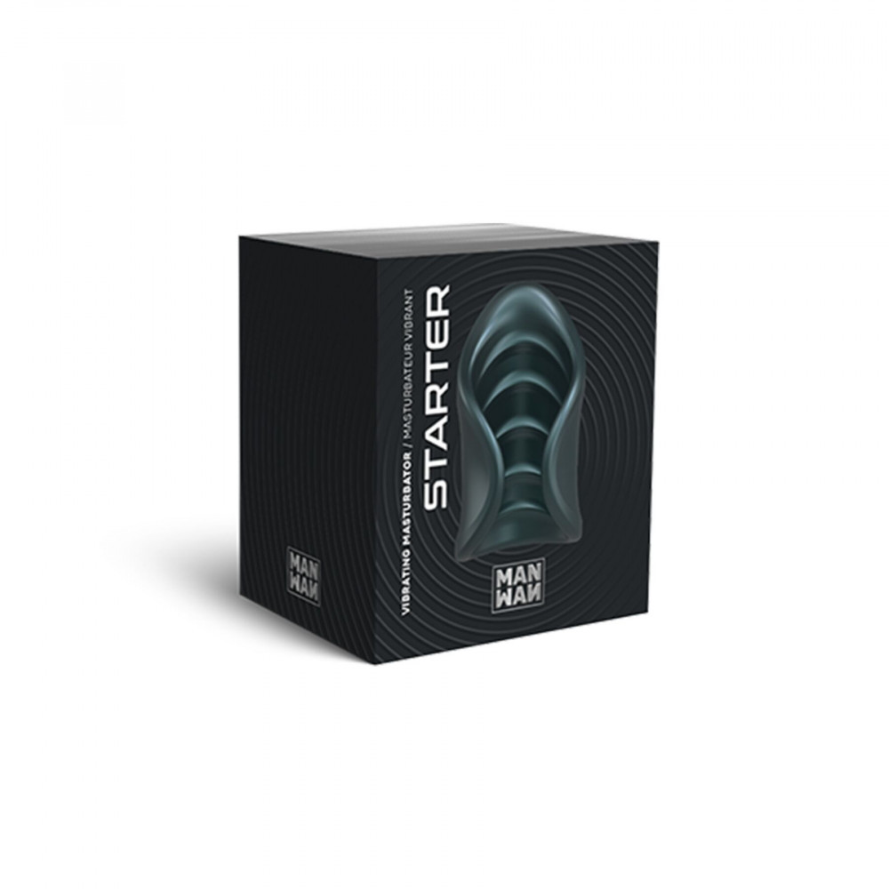 Мастурбаторы с вибрацией - Мастурбатор Manwan STARTER, отлично для пар, регулируемое сжатие, виброминет 3