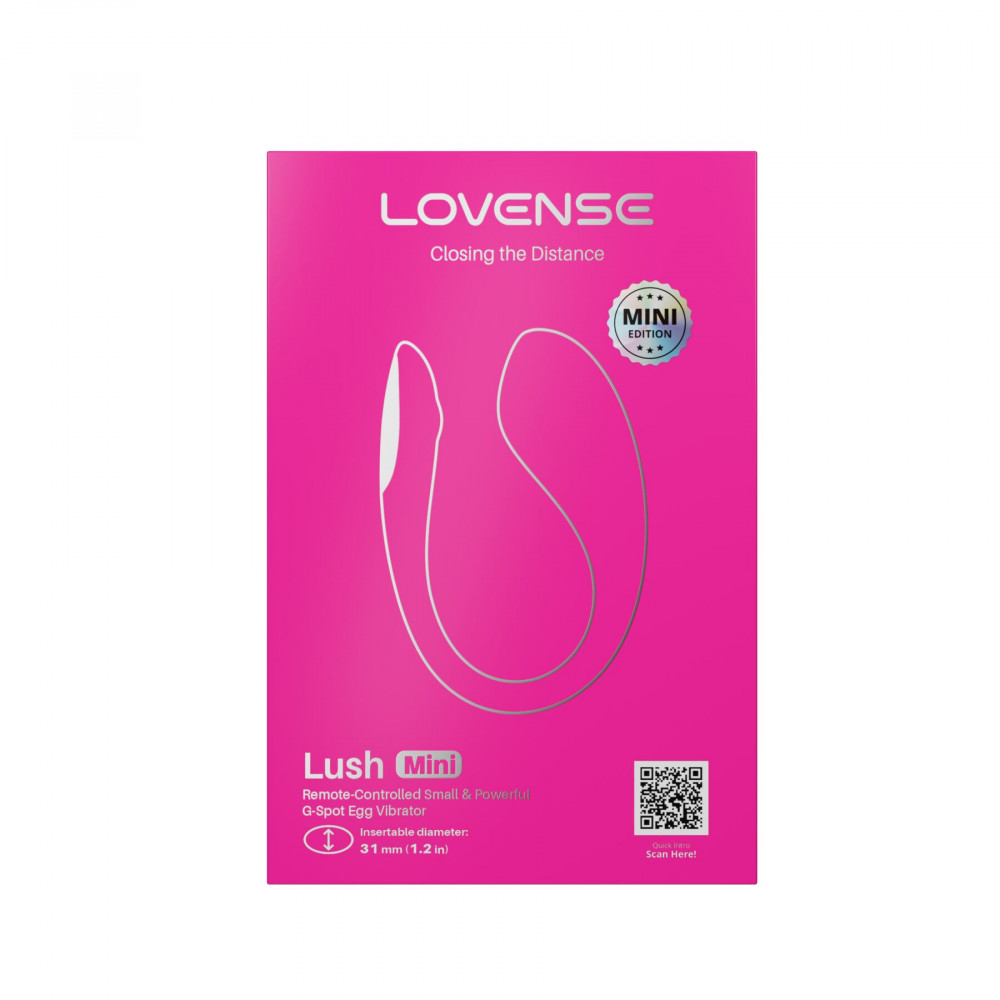 Виброяйцо - Мини смарт-виброяйцо Lovense Lush Mini, уменьшенная версия Lovense Lush 4 9