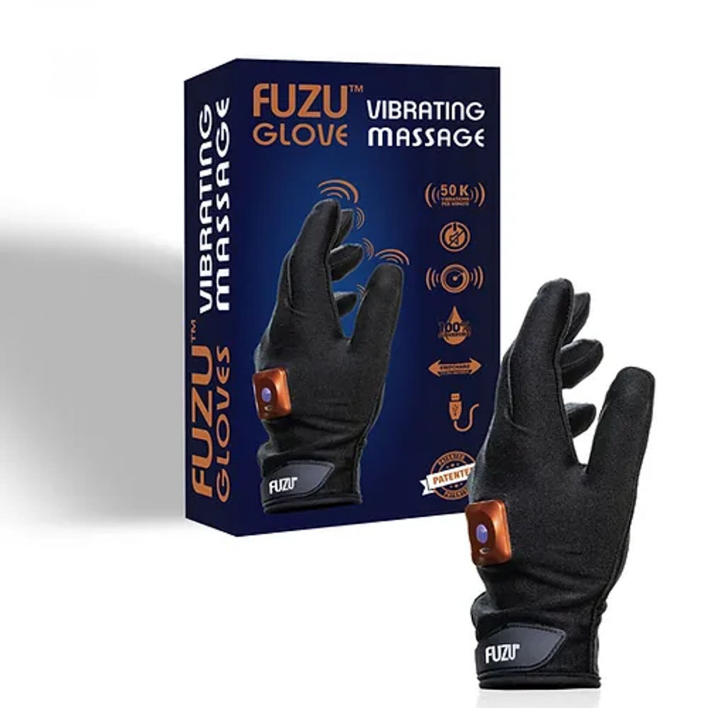 Різне - Віброрукавичка (ліва) FUZU Gloves Vibrating Massage Left Hand, 11 режимів 1