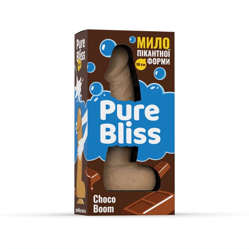Секс приколы - Ароматное мыло пикантной формы Pure Bliss Brown Choco Boom (Шоколад) 18 см 5