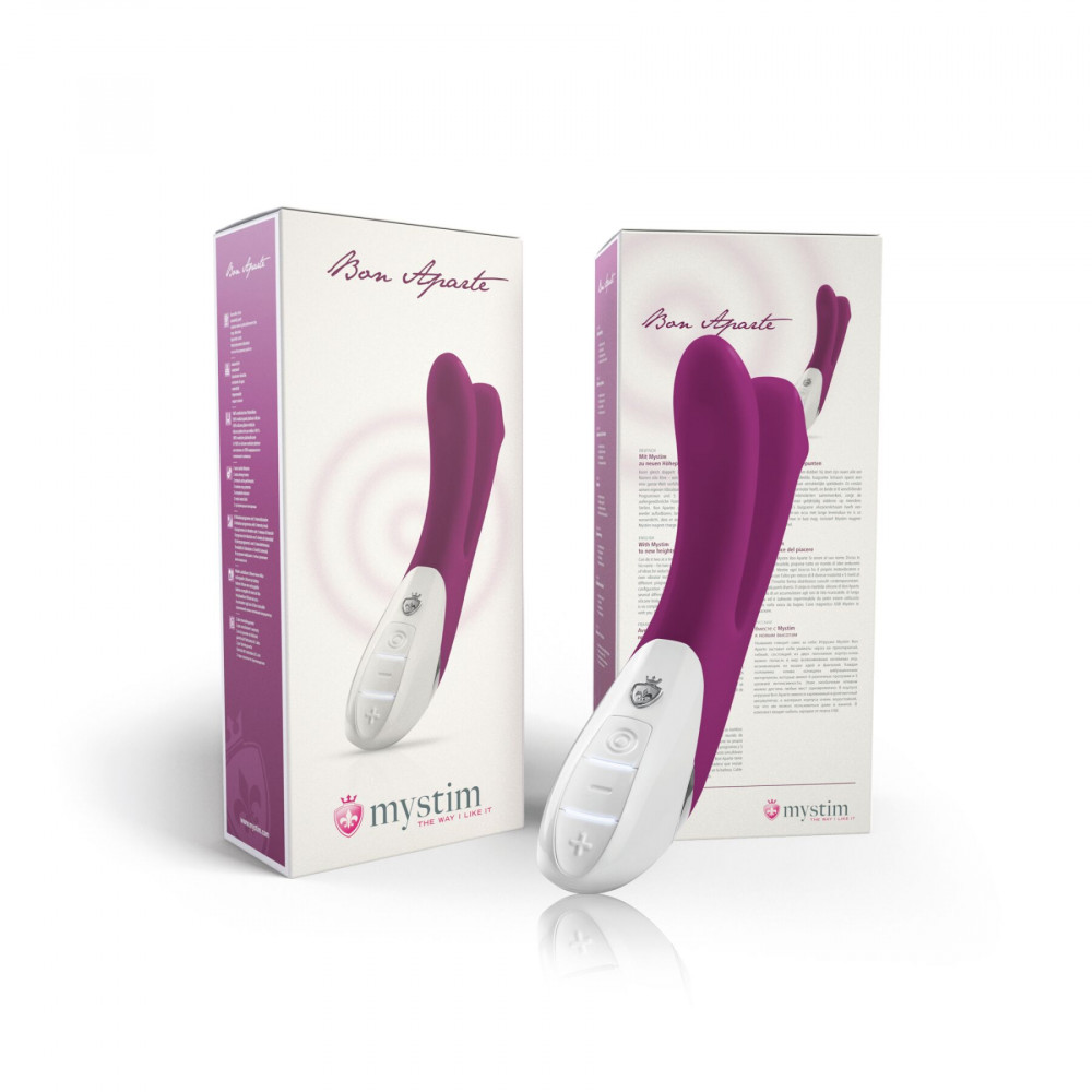 Классический вибратор - Вибратор Mystim Bon Aparte oh so aubergine 10