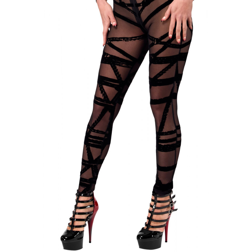 Бодістокінг - Комбінезон Noir Handmade F357 Bondesque Catsuit M 3