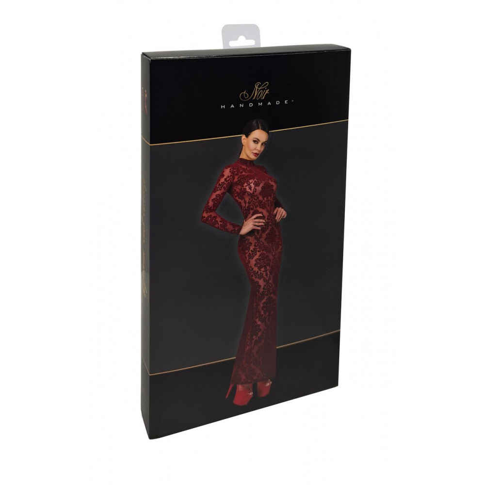  - Сукня Noir Handmade F383 Kink Royal gown/long dress S 7