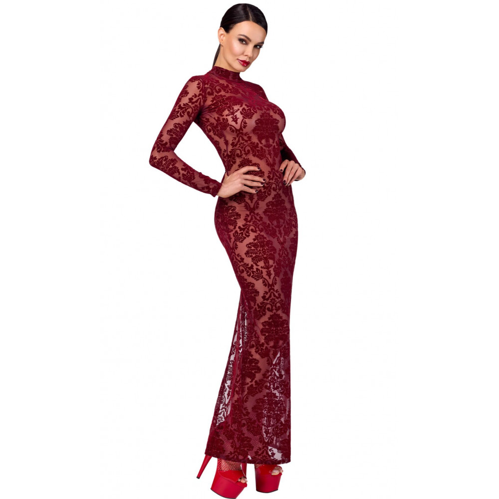  - Сукня Noir Handmade F383 Kink Royal gown/long dress S 2