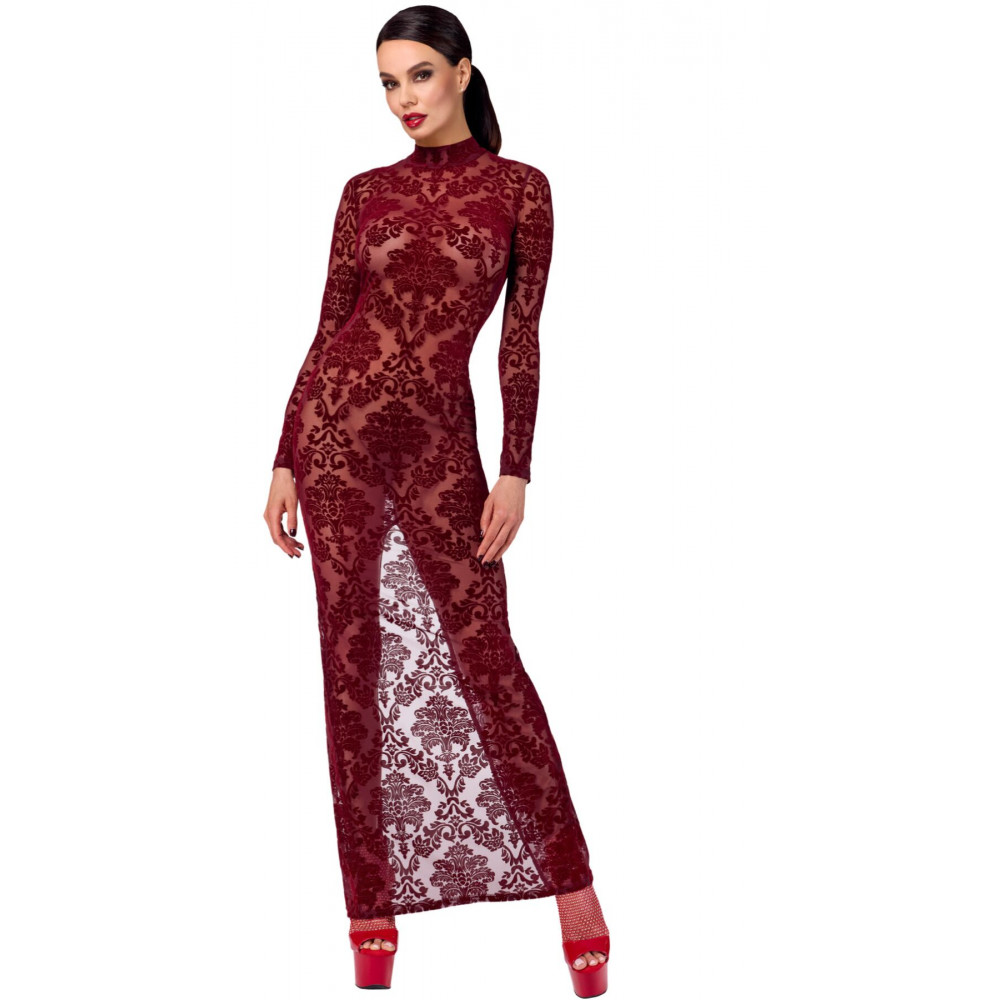  - Сукня Noir Handmade F383 Kink Royal gown/long dress S
