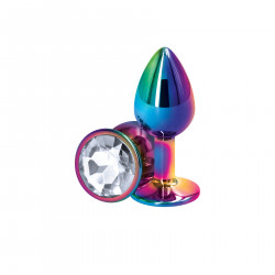 Анальная пробка NS Novelties Rear Assets - Multicolor - Small - Clear