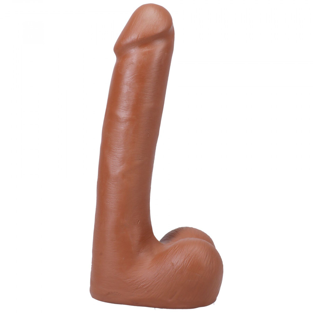 Фалоімітатор - Фалоімітатор Doc Johnson The Realistic Cock ULTRASKYN - 9 Inch with Balls Caramel