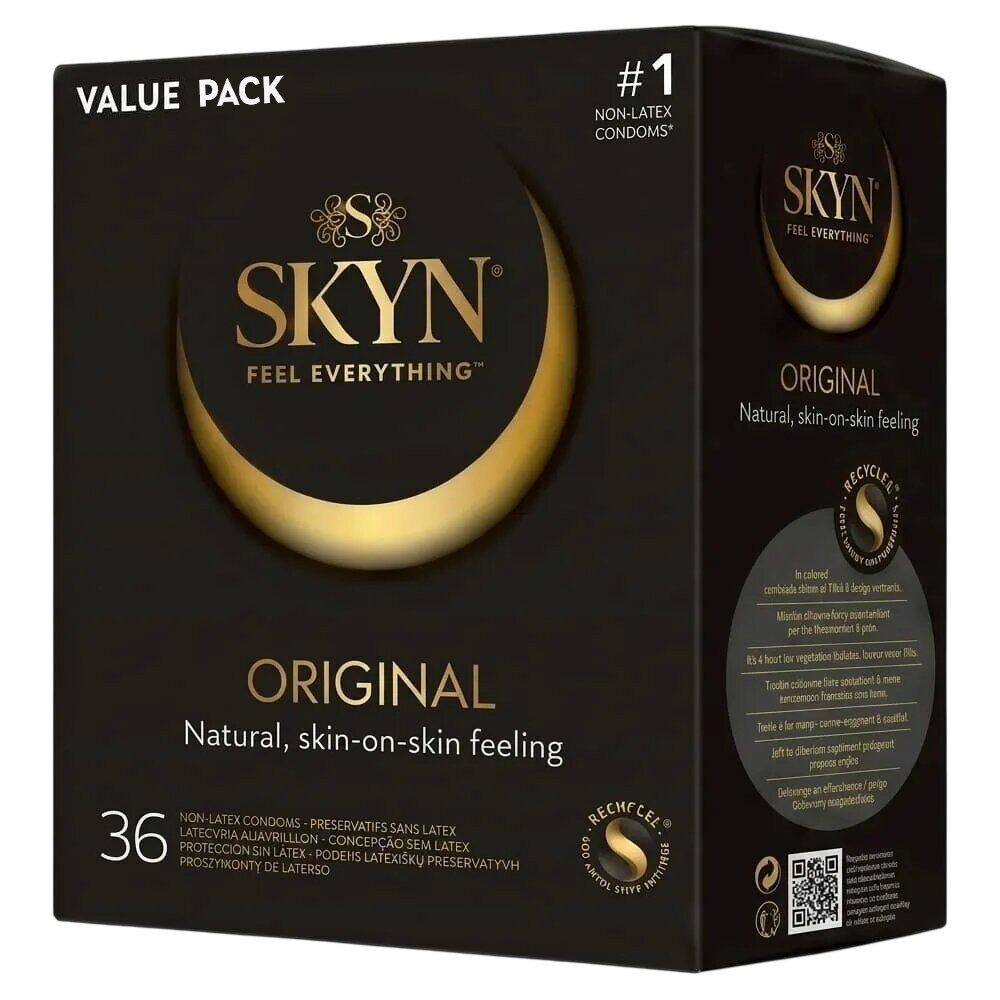 Презервативи - Безлатексні преміум-презервативи SKYN Original 36 шт