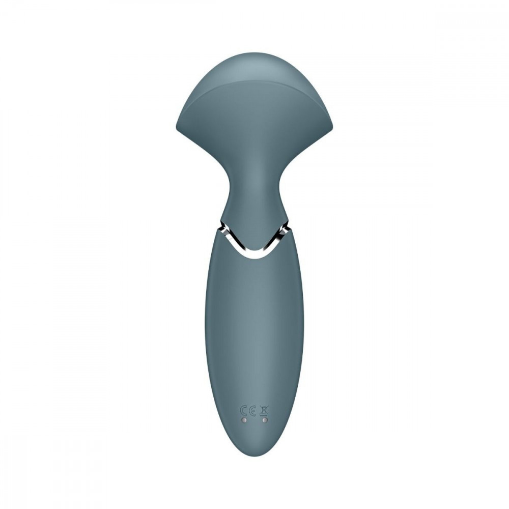 Разное - Универсальный компактный мощный массажер Satisfyer Mini Wand-er серый 2