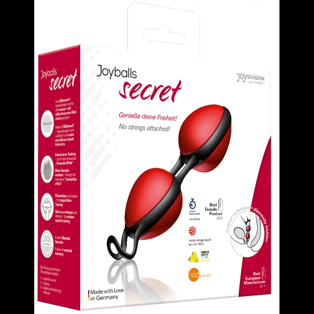 Секс игрушки - Вагинальные шарики JOYdivision Joyballs Secret, красные 1