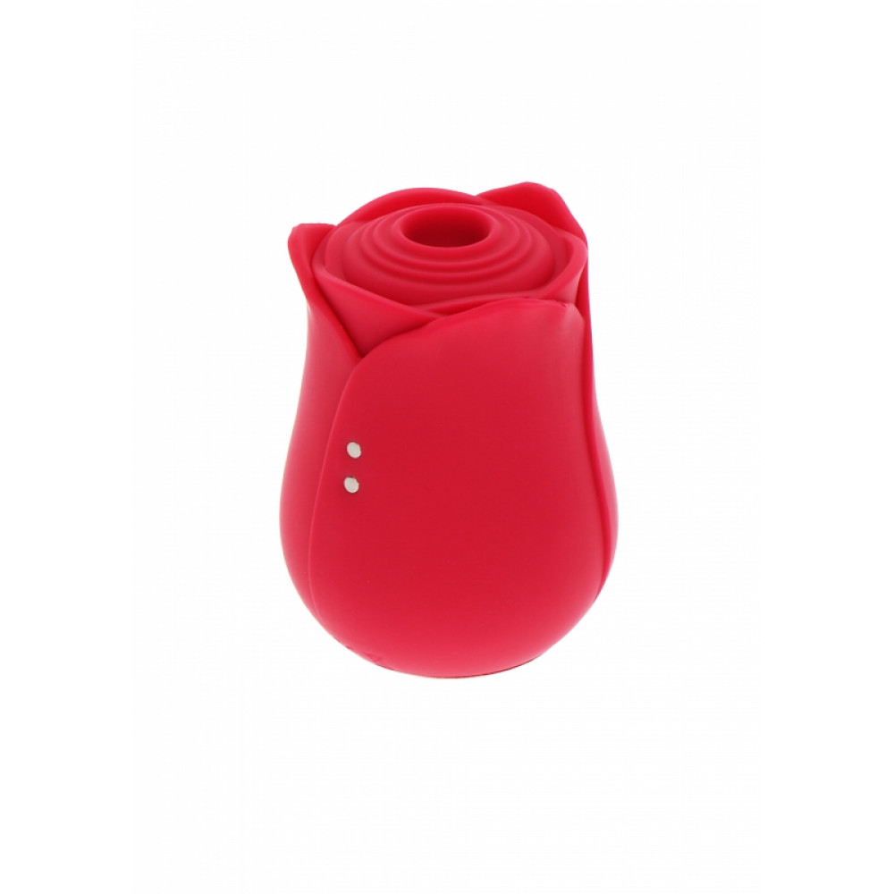 Секс игрушки - Вакуумный стимулятор клитора в виде розы Toy Joy, силиконовый, красный 5