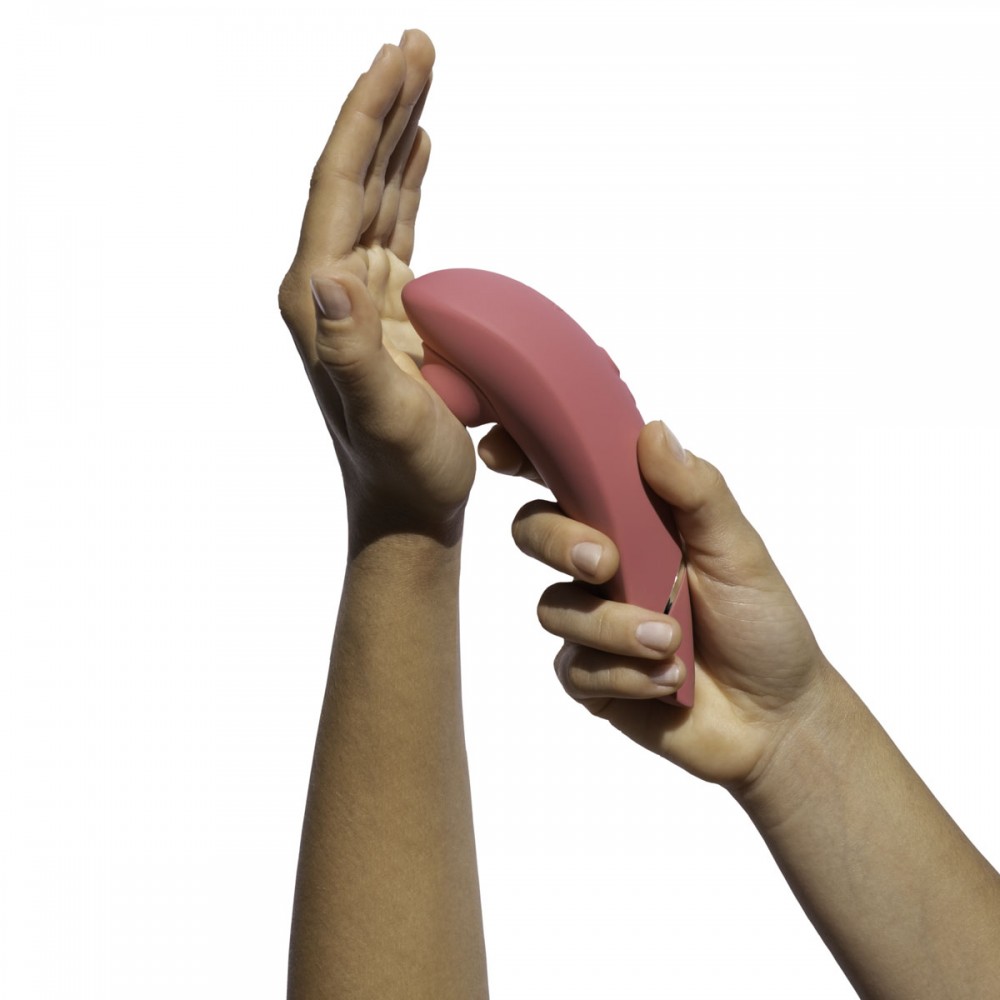Секс игрушки - Вакуумный клиторальный стимулятор Womanizer Premium 2 Respberry 18