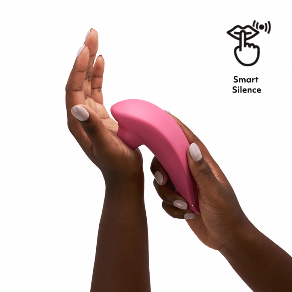 Секс игрушки - Вакуумный клиторальный стимулятор Womanizer Premium 2 Respberry 14
