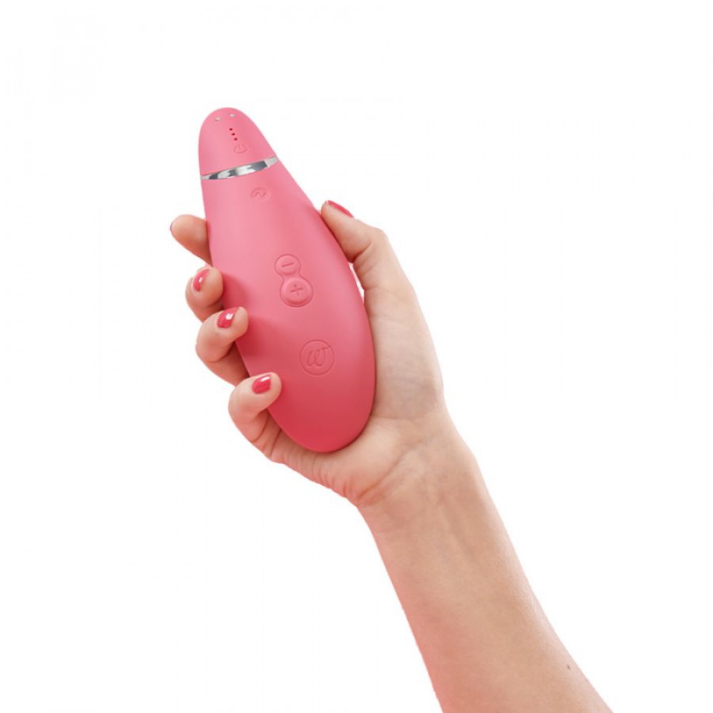 Секс игрушки - Вакуумный клиторальный стимулятор Womanizer Premium 2 Respberry 16