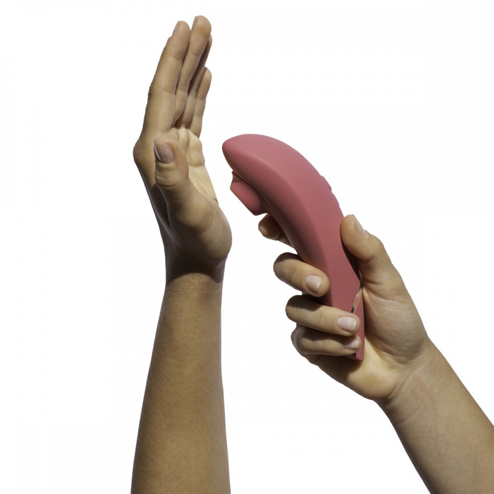 Секс игрушки - Вакуумный клиторальный стимулятор Womanizer Premium 2 Respberry 15