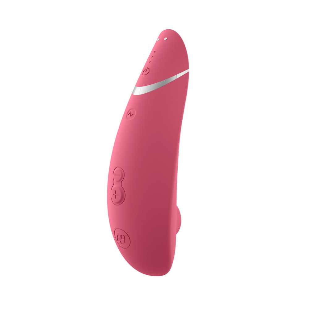 Секс игрушки - Вакуумный клиторальный стимулятор Womanizer Premium 2 Respberry 13