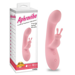 Вибратор кролик Chisa Aphrovibe Jumping Rabbit, розовый