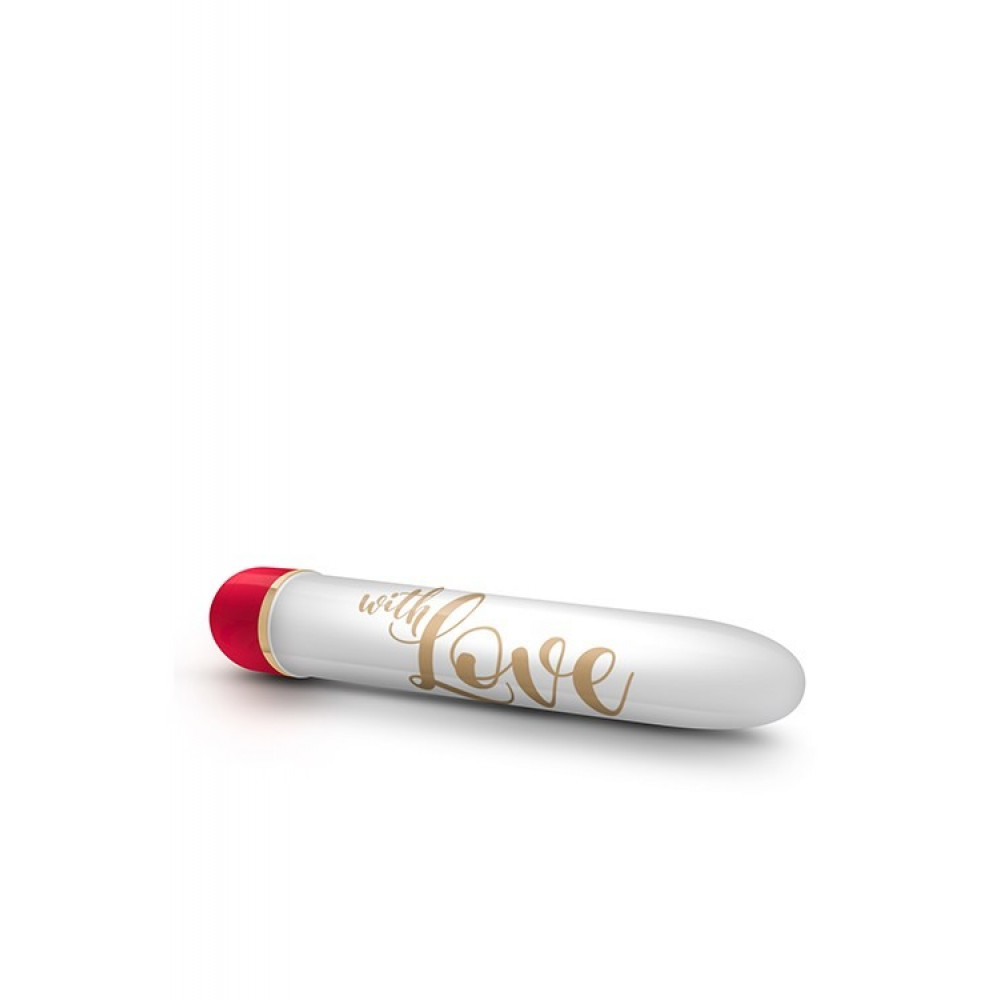 - Вибратор Дамский пальчик Blush Love, бело-красный, 14.5 х 2.5 см 3