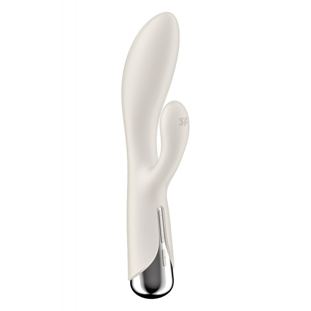 Разное - Вибратор-кролик Satisfyer Spinning Rabbit 1 для точки G и клитора, молочный