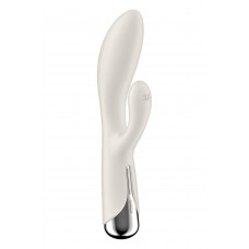 Вибратор-кролик Satisfyer Spinning Rabbit 1 для точки G и клитора, молочный