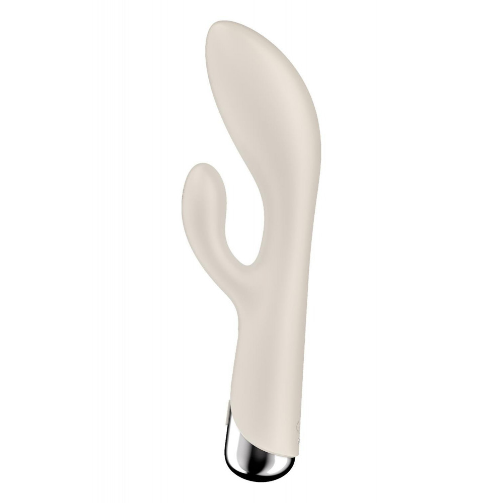 Разное - Вибратор-кролик Satisfyer Spinning Rabbit 1 для точки G и клитора, молочный 3