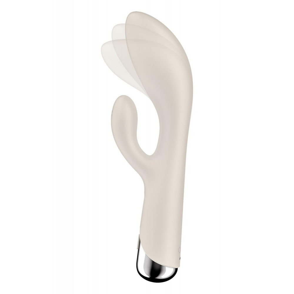 Разное - Вибратор-кролик Satisfyer Spinning Rabbit 1 для точки G и клитора, молочный 2