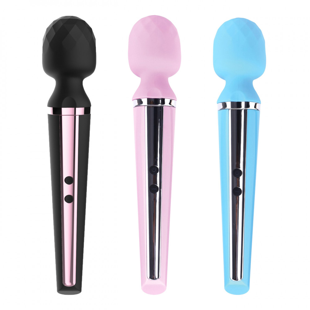 Вибромассажеры - Вибро-Микрофон Massager Genius USB Рожевий 10 Function 3