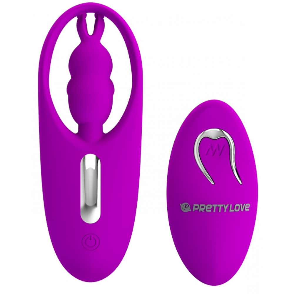 Різне - Вібро-стимулятор зайчик з пультом дистанційного керування Pretty Love - Wild Rabbit, BW-022071ZW 3