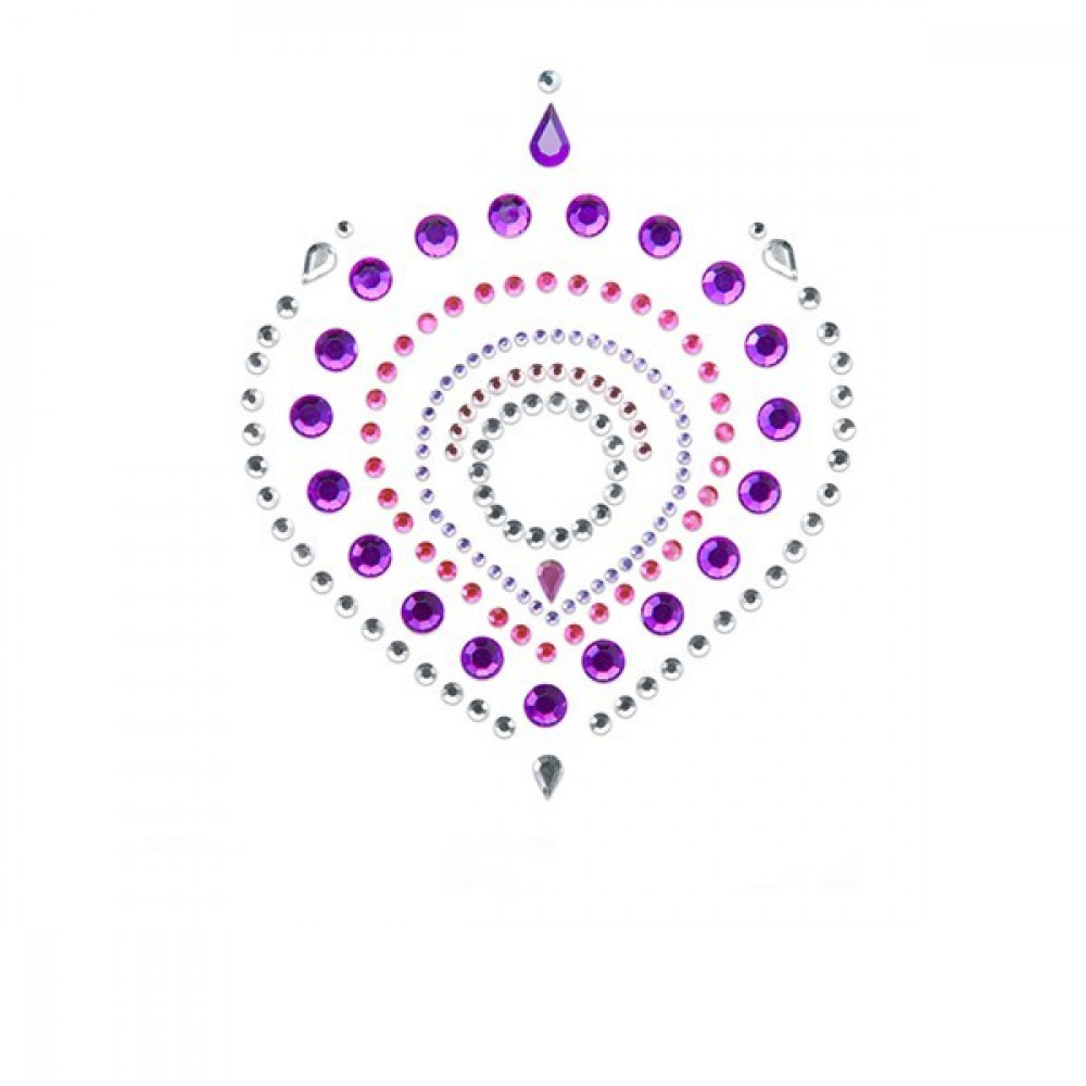  - Украшения для груди и бикини со стразами FLAMBOYANT цвет: розово-фиолетовый Bijoux Indiscrets (Испания) 3