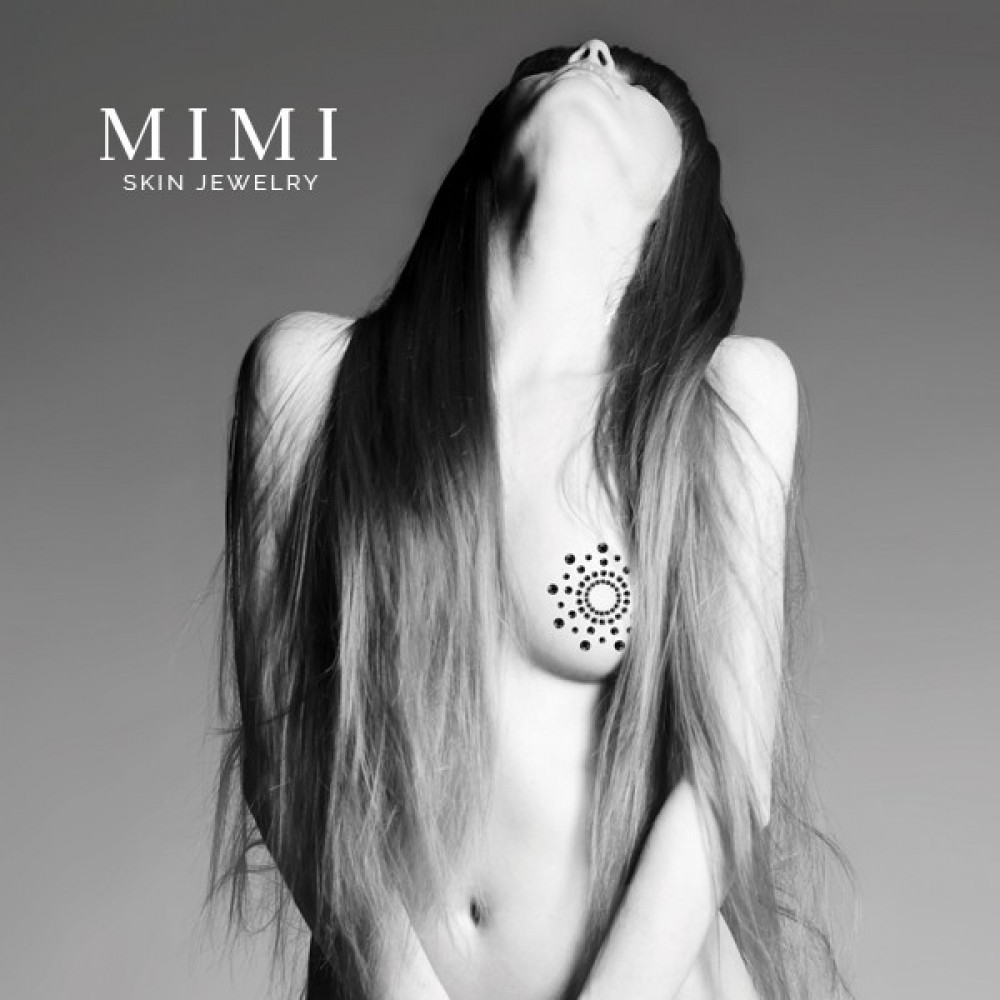  - Украшения для груди со стразами MIMI Classic цвет: красный Bijoux Indiscrets (Испания) 1
