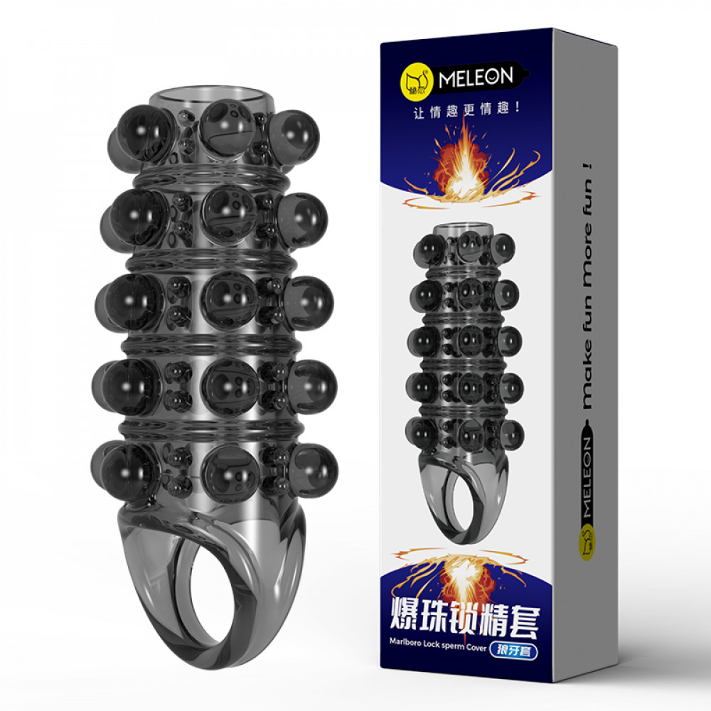 - Стимулююча насадка Meleon - Marlboro Lock sperm Cover, PS-18