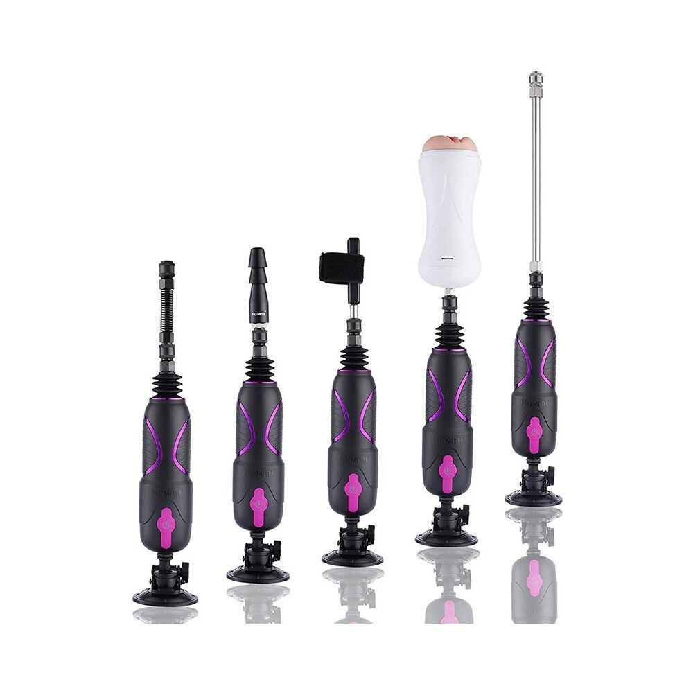 Секс игрушки - Набор адаптеров для секс-машин Hismith Luxury Kit - KlicLok System Set (повреждена упаковка!!!) 2