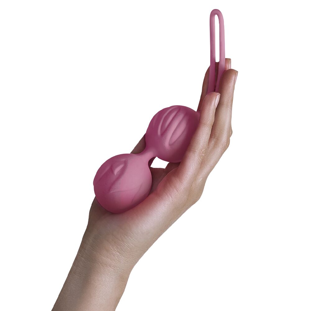 Вагинальные шарики - Вагинальные шарики Adrien Lastic Geisha Lastic Balls BIG Pink (L), диаметр 4см, вес 90гр 1