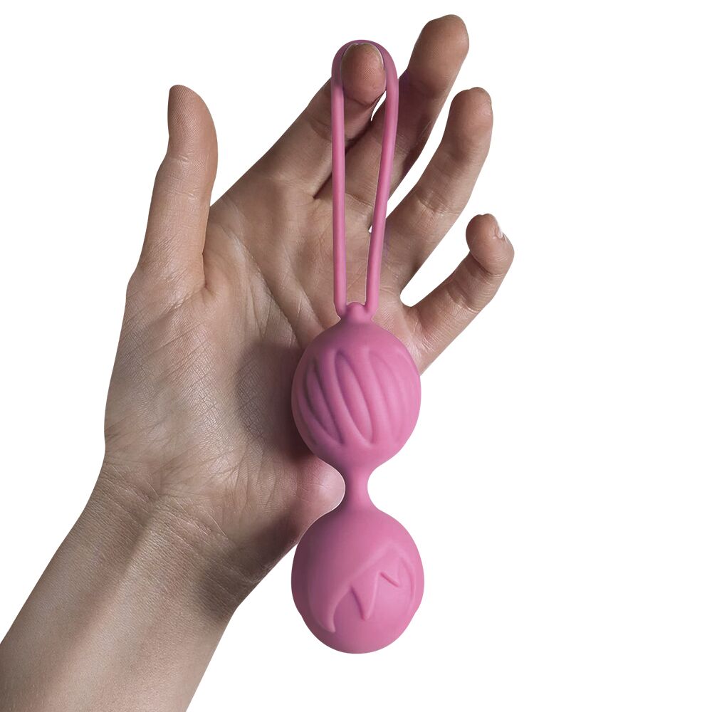 Вагинальные шарики - Вагинальные шарики Adrien Lastic Geisha Lastic Balls BIG Pink (L), диаметр 4см, вес 90гр 2