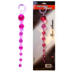 Анальные бусы BOSS - Jelly Anal 10 Beads Pink, BS6700084