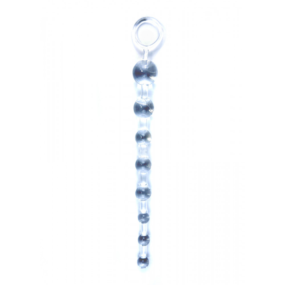 Анальные игрушки - Анальные бусы Jelly Anal Beads CRISTAL, BS6700086 2