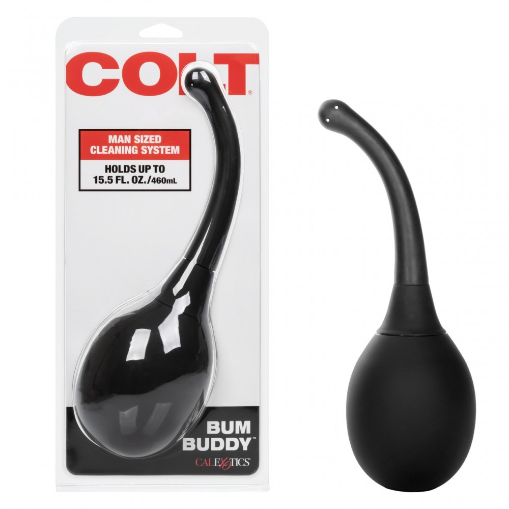 Секс игрушки - Анальный душ COLT Bum Buddy на 465 мл, черного цвета